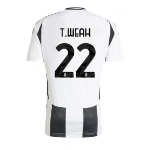 Juventus Timothy Weah #22 Domaci Dres 2024-25 Kratak Rukavima